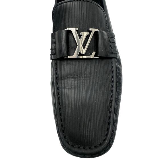 Louis Vuitton Calf Leather LV Logo Monte Carlo Moccasin Loafers Men\'s Size 11 main image 7